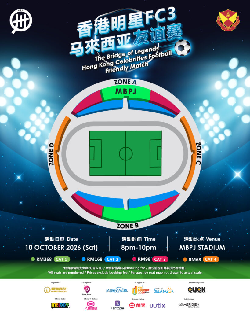 《香港FC3明星足球友谊赛》10月开战 林家熙率FC3来马盼以球会友 陈家乐踢球获连诗雅支持 胡子彤获队友封球队MVP 11 FC3 香港明星足球队 floor plan R3