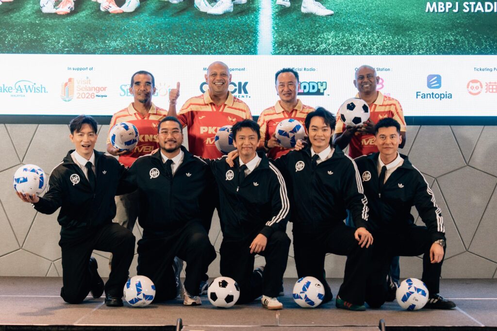 《香港FC3明星足球友谊赛》10月开战 林家熙率FC3来马盼以球会友 陈家乐踢球获连诗雅支持 胡子彤获队友封球队MVP 1 Selangor FC Legends Player with Hong Kong Celebrities Football Team FC3 Club player