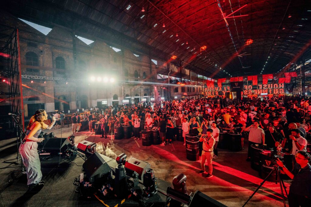 Thousands of attendees at a previous Guinness event held at Sentul Depot