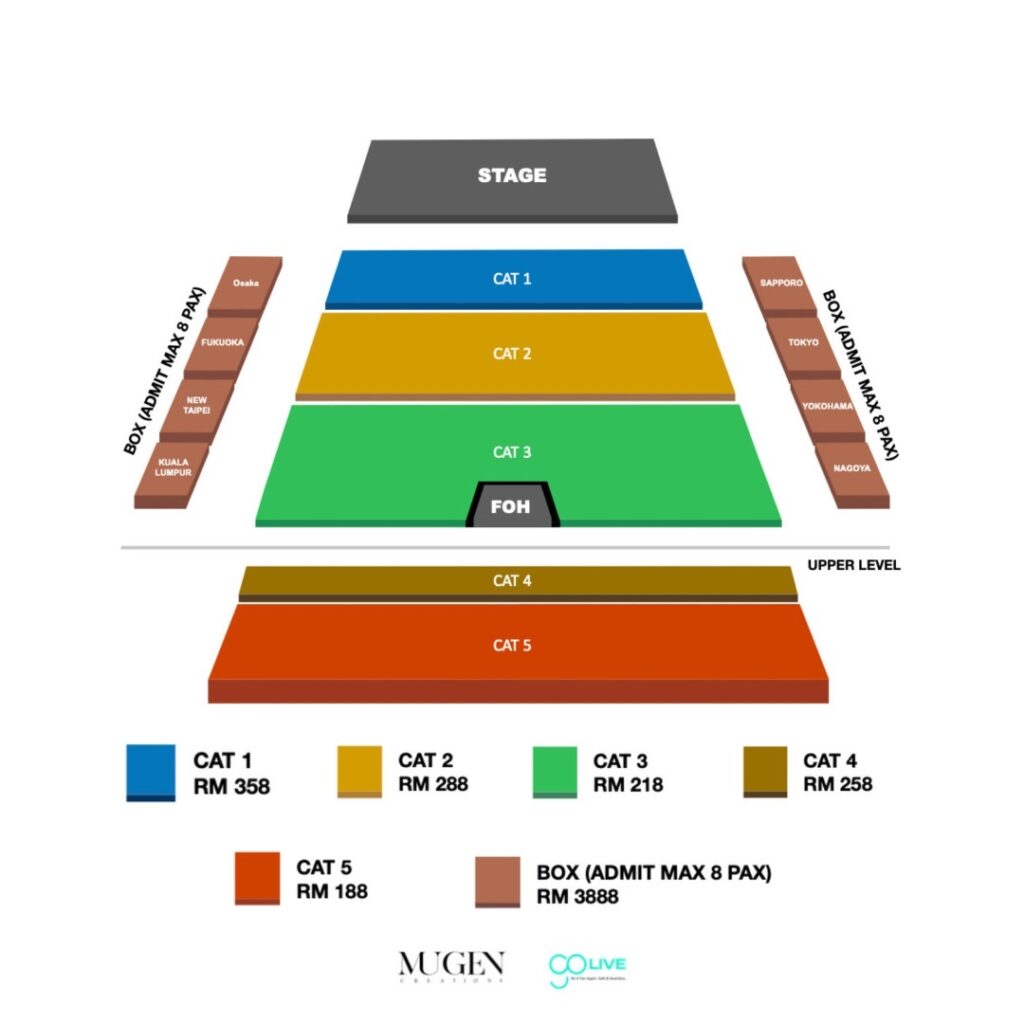 「禅乐大师」药师寺宽邦新巡演 10 月 11 日 从吉隆坡开跑 礼赞大马国土给予安心之感 歌迷非常热情 2 【演唱会座位图】Kanho Yakushiji Satori Tour 2024 Live in Kuala Lumpur